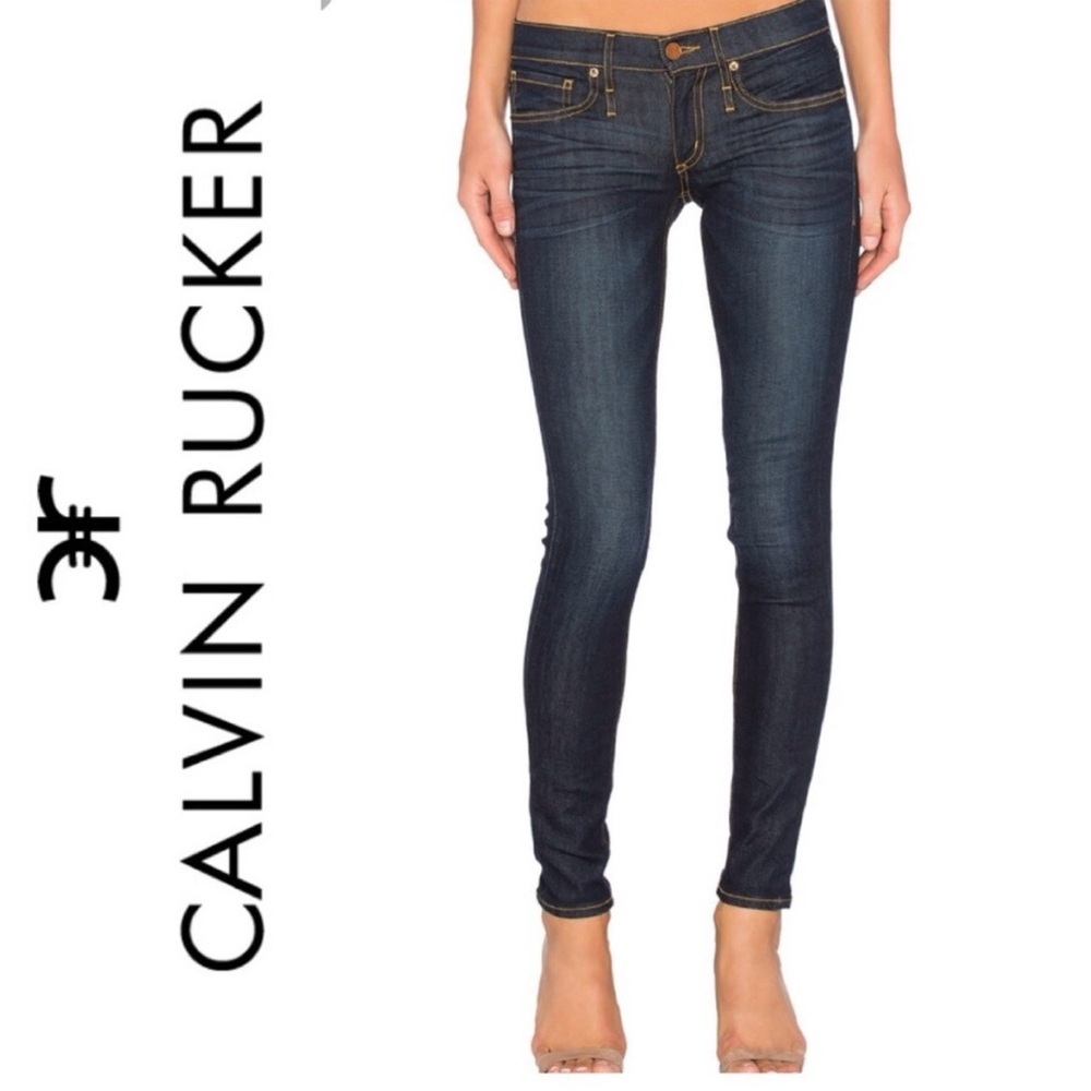 Calvin Rucker Jeans “get down on it” skinny Dark Indigo